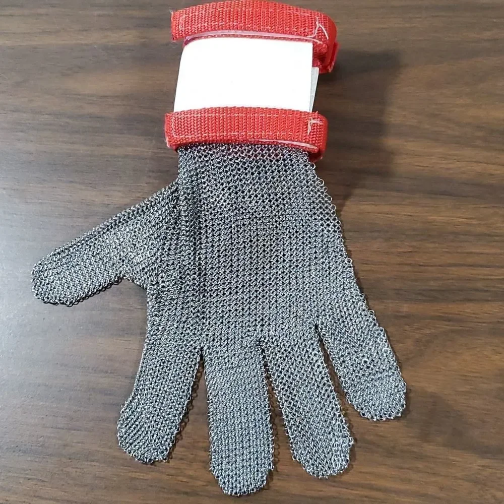 Chef Butcher Stainless Steel Cut Resistant Reusable Heavy Duty Metal Mesh Glove